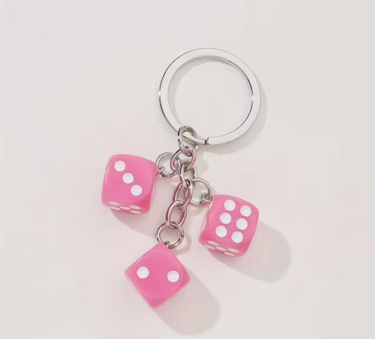 Dice keychain