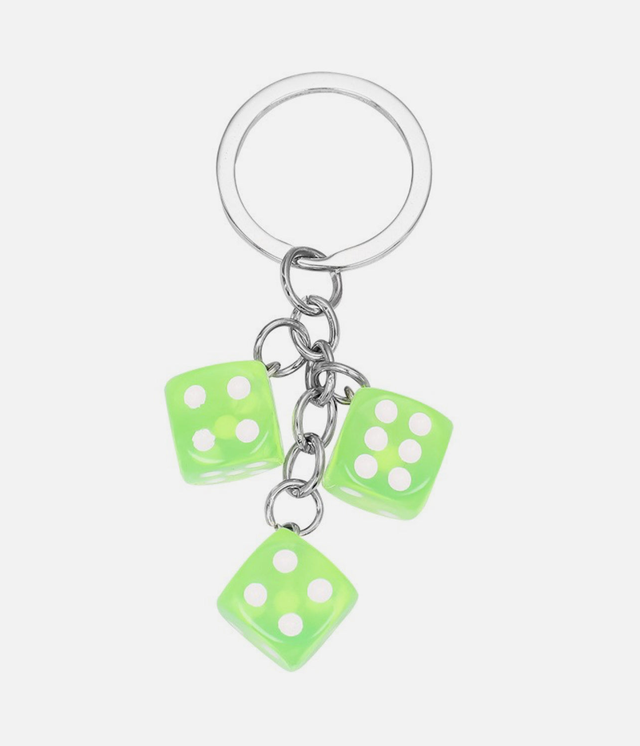 Dice keychain