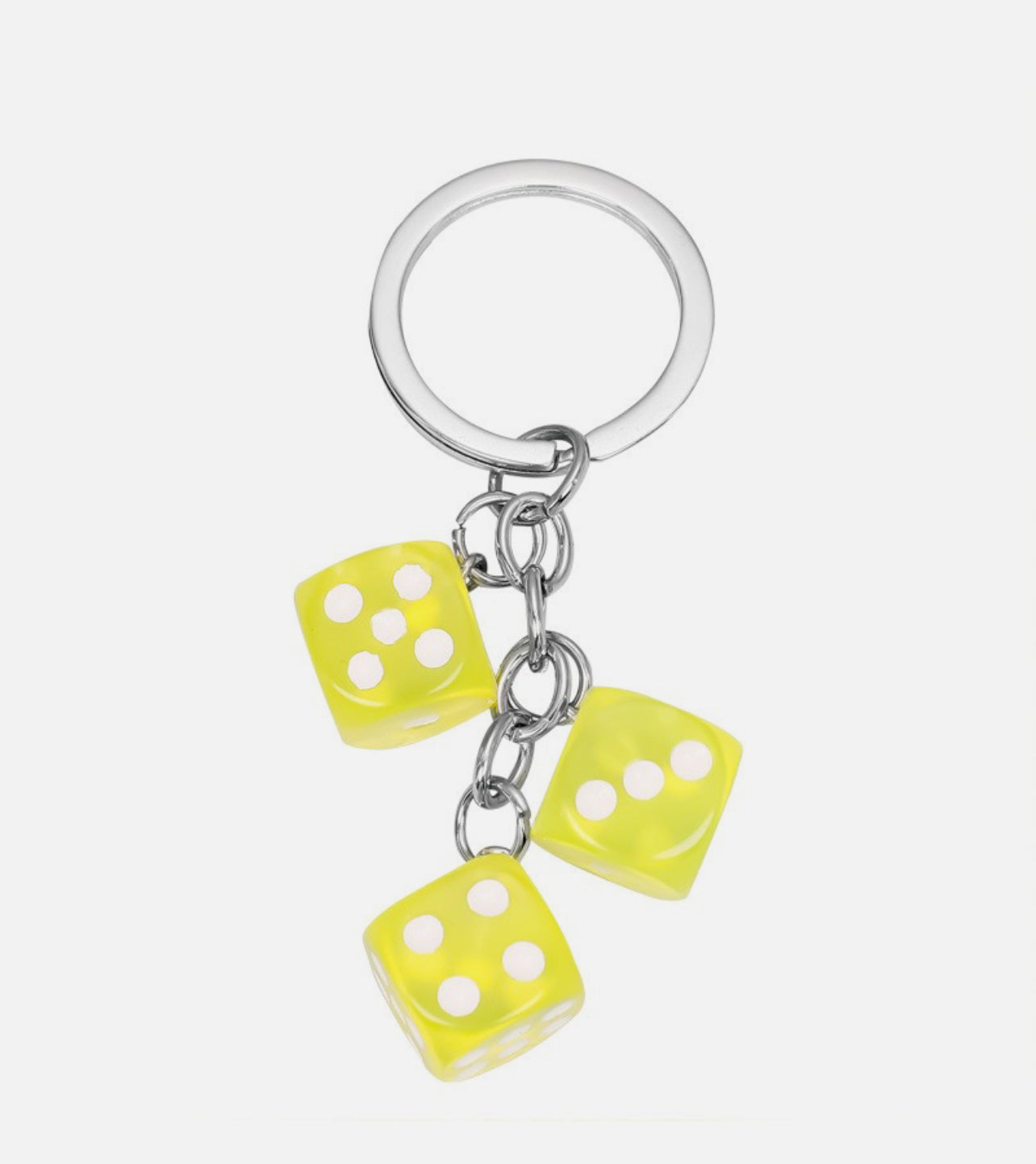 Dice keychain